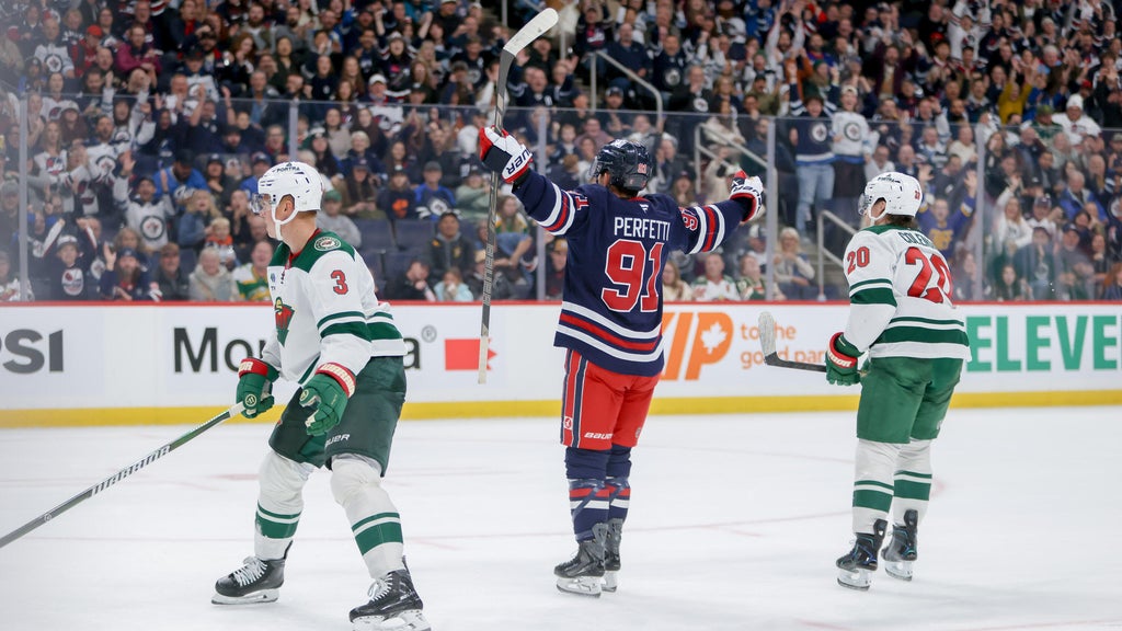 Jets beat the Wild 5-2 as Cole Perfetti scores 2 goals — WCCO / CBS Minnesota, Stillwater Schools news