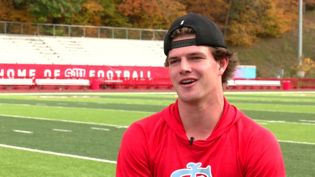 St. John's wide receiver Riley Schwellenbach finding success on the gridiron and baseball field — WCCO / CBS Minnesota, Stillwater Schools news