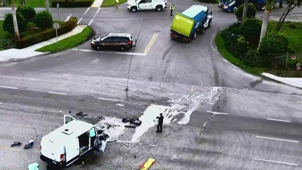 3 injured in violent Davie crash involving van, recycling truck, police say — CBS Miami, Stillwater Health news
