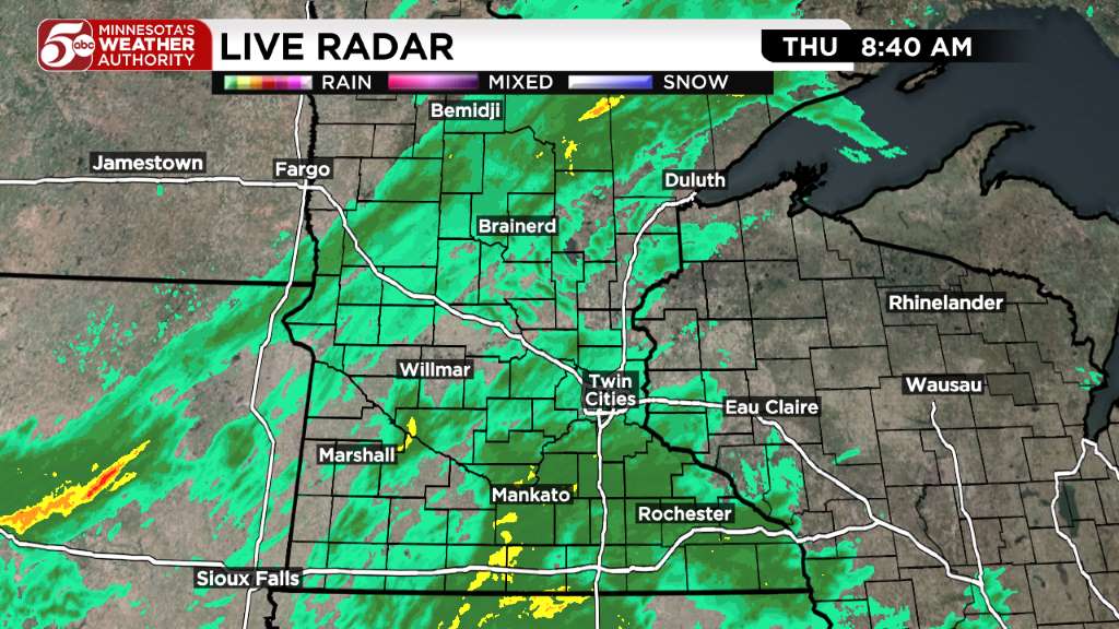 Thursday weather: Cool and wet day ahead — KSTP 5, Stillwater Community news