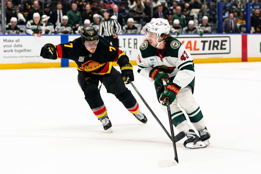 Quinn Hughes has a goal and an assist in his Vancouver return in Wild’s 4-2 victory — KSTP 5, Stillwater Sports news