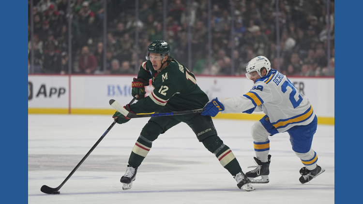 Matt Boldy has 5th career hat trick and Wild beat Blues 5-4 — KARE 11 Sports, Stillwater Sports news