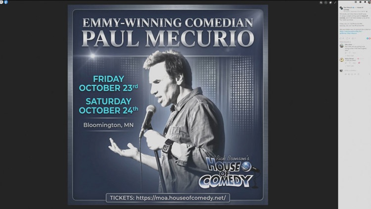 Comedian Paul Mecurio to stop by MOA for multiple shows — KARE 11 Local, Stillwater Community news