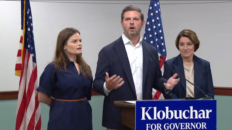 Parents of Harper Moyski backing Amy Klobuchar for governor — KARE 11 Local, Stillwater Community news