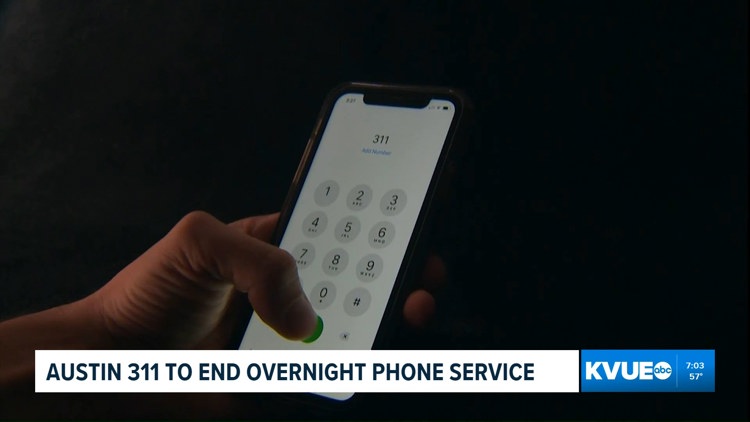 Austin 311 non-emergency call center to close overnight service starting Nov. 1 — KVUE (Austin), Stillwater Community news