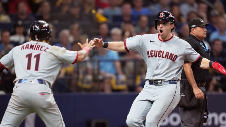 Chase DeLauter and José Ramírez lead the Guardians to a 7-3 win over the Rays in Game 1 of the ALCS — WTSP Sports Tampa Bay, Stillwater Sports news